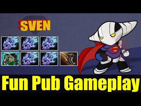 Sven imba | Amazing Build - MOON SHARD x5 | 31 kills + Rampage x2 | Dota 2 Gameplay Ranked Match