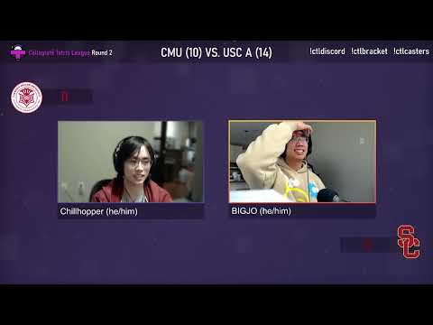 CTL ROUND 2 DAY 1: CMU (10) VS. USC A (14) & WATERLOO A (4) VS. UCSB (8) FT. CHILLHOPPER & BIGJO