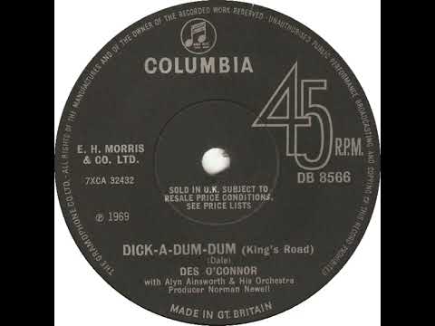 UK New Entry 1969 (92) Des O'Connor - Dick-A-Dum-Dum (King's Road)