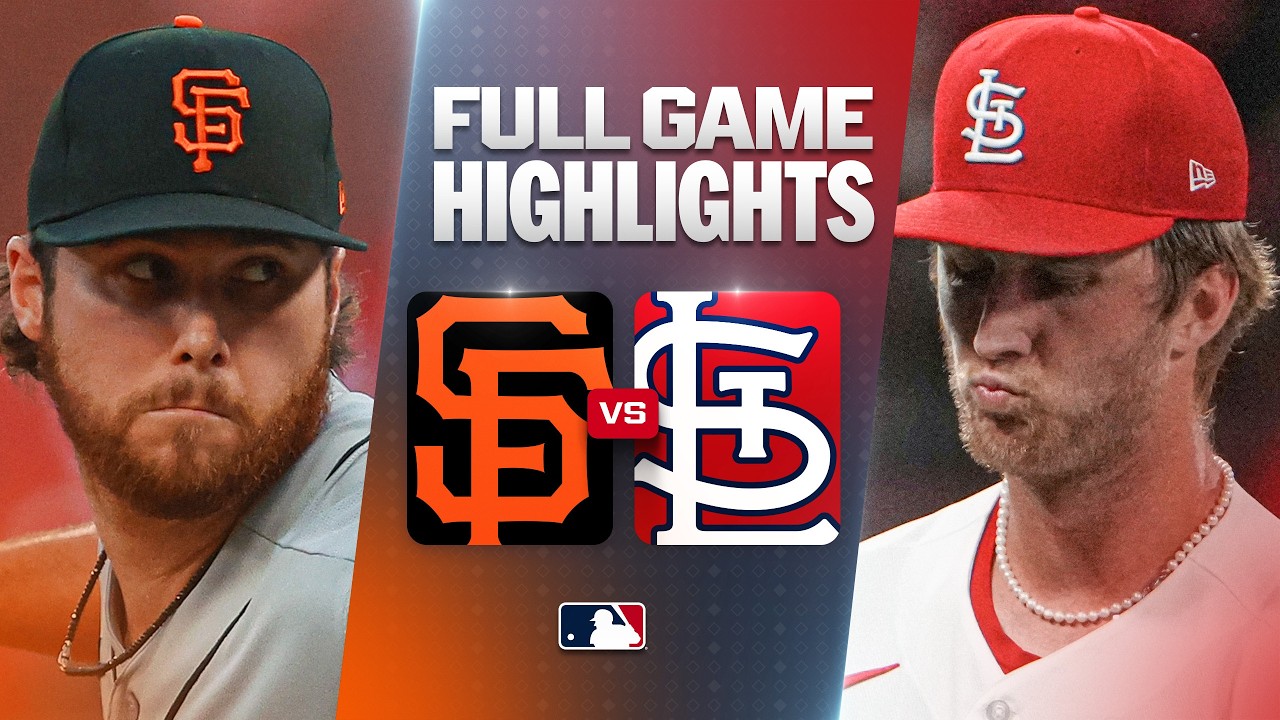 9월15일 샌프란시스코 세인트루이스 MLB 하이라이트