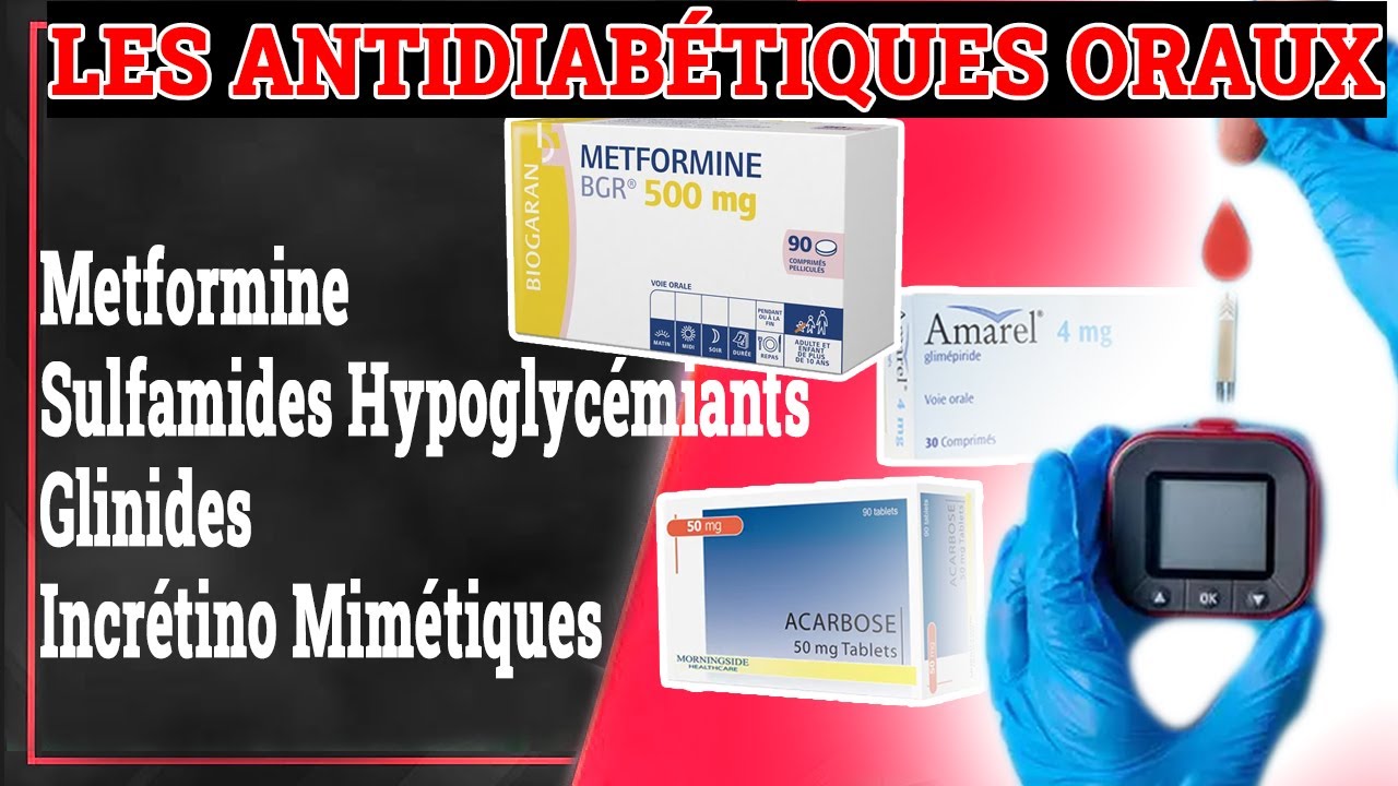 LES ANTIDIABÉTIQUES ORAUX: Metformine, Sulfamides, Glinides... | Endocrinologie Medicale