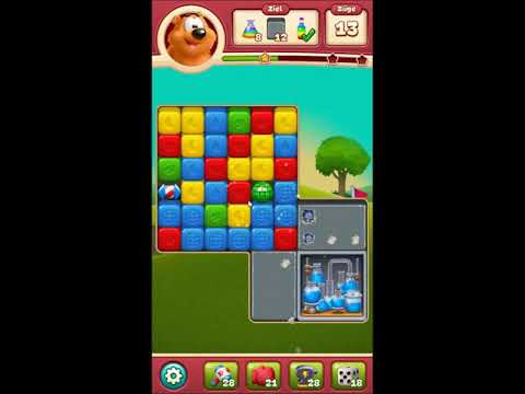 Toon Blast Level 2124 - NO BOOSTERS 🐻🐺🐱 | SKILLGAMING ✔️