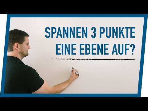 When do three points span a plane? | Vector geometry | Math by Daniel Jung