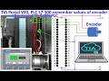 PLC S7 300 Connected With Encoder To Remember Values After Power OFF And ON PLC
