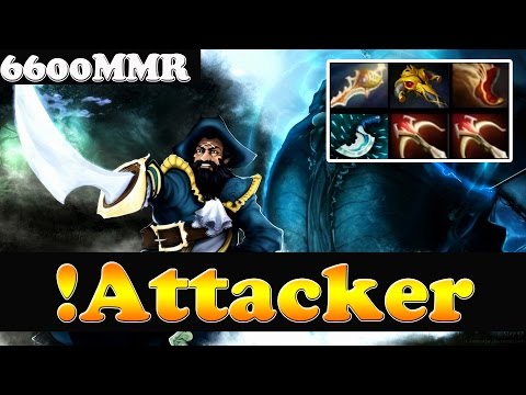 Dota 2 - The Best Kunkka in the world - !Attacker 6600MMR vol 52 - Ranked Match Gameplay