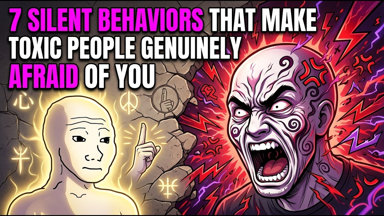 7 Silent Behaviors That Make Toxic People Genuinely Afraid of You