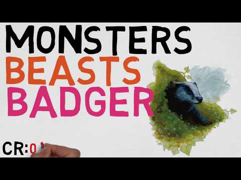 Beast #3: Badger (DnD 5E Monsters)