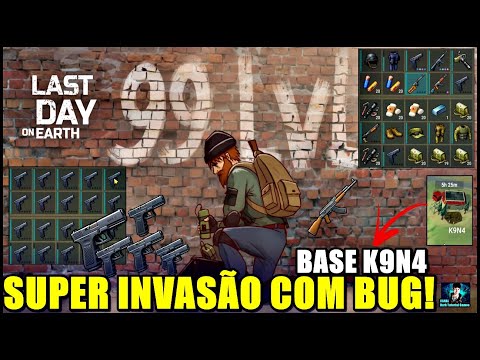 ●SUPER INVASÃO COM BUG! MUITOS ARMAS E ITENS🤩 BASE K9N4 👁  APARECEU 2 BIG ONE Last Day On Earth