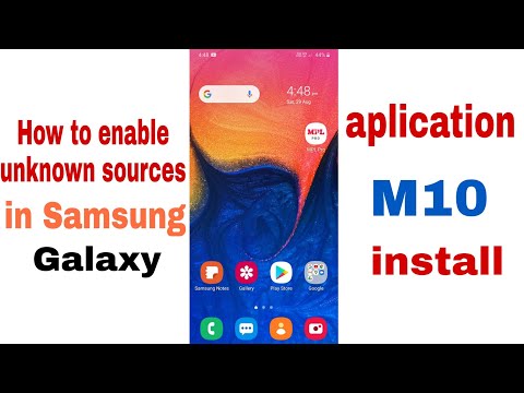 How to Enable Unknown Sources in Samsung Galaxy M10 - Install Unknown apps