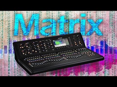 X32/M32 how to: Matrix (send bus to matrix , route matrix to output, eq filters on matrix...)