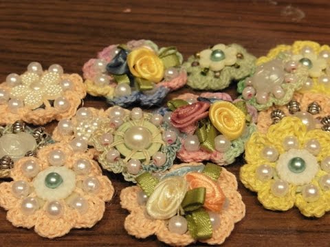 Pimp My Crocheted Button Flower!