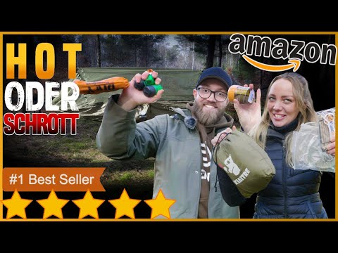 6 GÜNSTIGE Outdoor Ausrüstung von Amazon | Bushcraft Camping Survival HOT oder SCHROTT ?