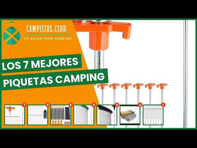 Vídeo relacionado con ZOOMPIL Anclaje De Suelo Piquetas Galvanizado, 30CM en Forma de U Estacas de Tierra, Estacas de Carpa Trampolines para Jardín Tiendas de Campaña Valla Toldos, 6 Piezas