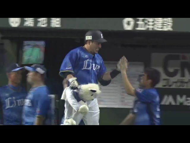 【4回裏】反撃の一発!! ライオンズ・山川 25号ホームラン!! 2018/7/22 L-E