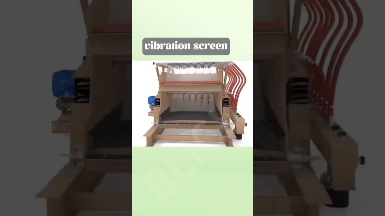 🌐【3D Animation】Vibrating Screen Working Principle!