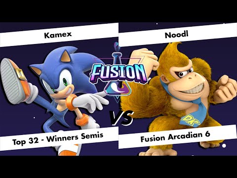 Fusion Arcadian # 6 - Kamex (Sonic) vs Noodl (Donkey Kong)- Winners Semi-Finals