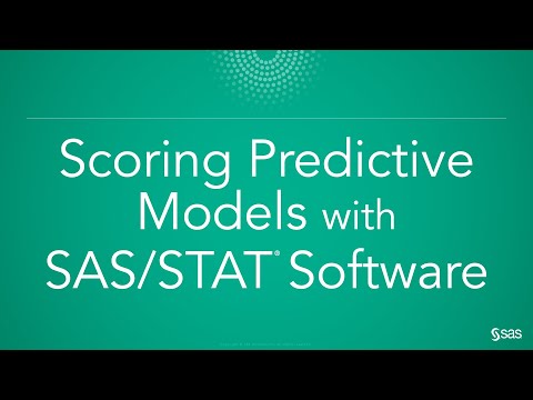 Scoring Predictive Models With Sas Stat Software