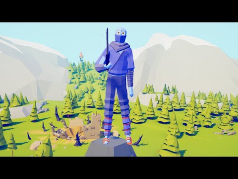 100 ASSASSINS VS 200 SQUIRES- Totally accurate battle simulator