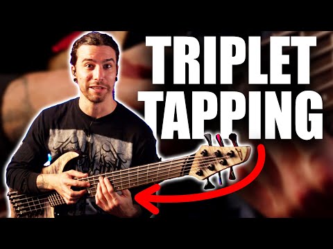ARCHSPIRE BASSIST teaches TRIPLET TAPPING!