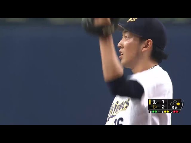 【9回表】バファローズ平野佳 最終回を締める!! 2014/9/25 Bs-L