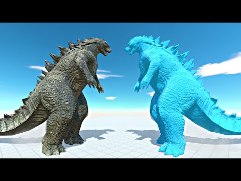 Godzillas vs Ice Itself - Animal Revolt Battle Simulator