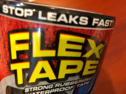 Flex Tape Rubberized Waterproof Tape, 4 inches x 5 feet, Black DiD NOT Work for US, FaiLeD