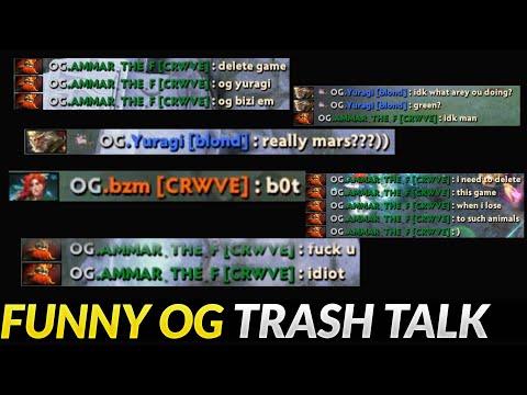 Team OG funny Trashtalk game - ATF BZM Yuragi Ceb