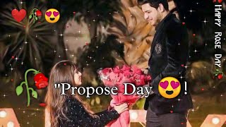 😘Propose day video❤️ Happy propose day🌹8 Feb propose day status🥀 propose day shayari❤️#propose​ 2022