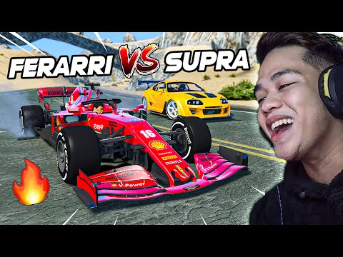 FERRARI F1 vs TURBO SUPRA!! (Extreme Race) | GTA 5