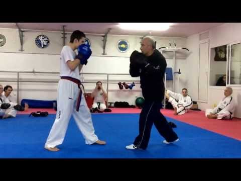 Master Vasilis Alexandris - ITF Taekwon-do pad work class