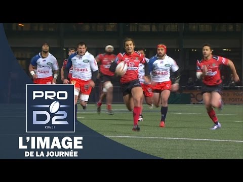 PRO D2, J10 - L’image du jour | L’essai de la victoire de Gondrand pour Oyonnax