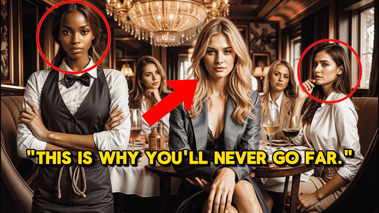 Wealthy Women HUMILIATE Black Waitress, But What She Does Next Leaves Everyone Shocked...