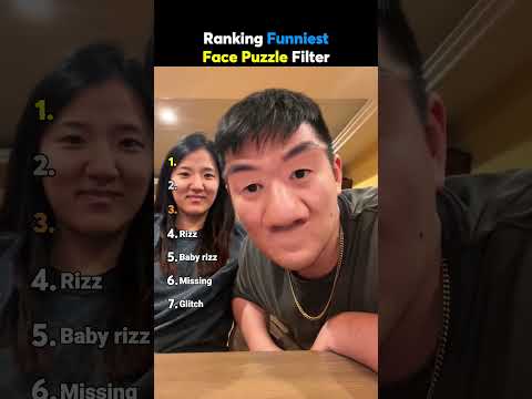 Ranking The Funniest Face Puzzle Filter 😭🥀💀