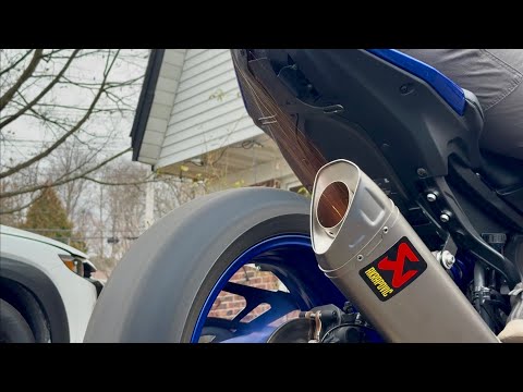 Yamaha R9 Track Build - Akrapovic Exhaust Install