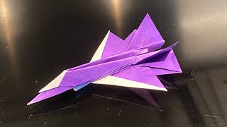 Download lagu How To Fold A Realistic Amazing Looking Jet! Flies 100 Feet? (Frostbite) Origami Jet Tutorial mp3
