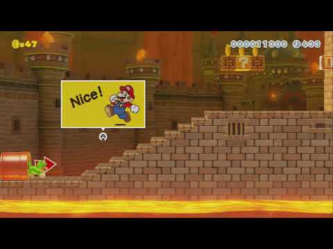Meowzer's Castle by Cheeselina - Super Mario Maker 2 - No Commentary 1bu