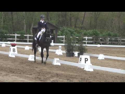 Bailamos Biolley and Katrien Verreet winner Intermed 1 test 26 april 2015 Massenhoven with 70,72%