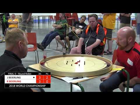 2018 World Crokinole Championship - Top 4 - R Beierling v J Beierling