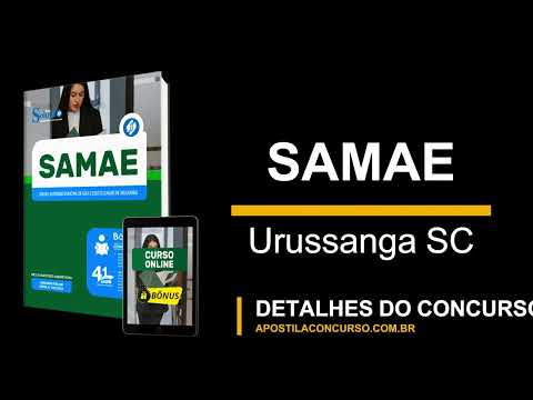Apostila Concurso SAMAE de Urussanga SC 2026