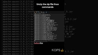 Unzip the zip file linux commands #linuxcommands #linux #linuxcommand