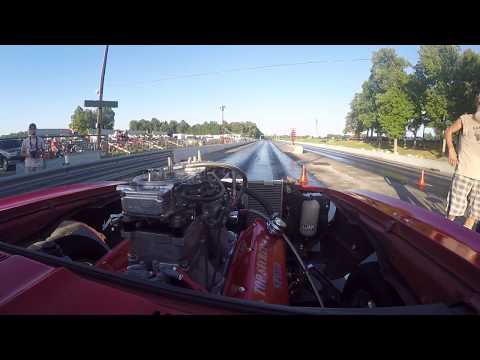 Big Block Camaro Tunnel Ram 1/8th mile blast! Time Trials 2