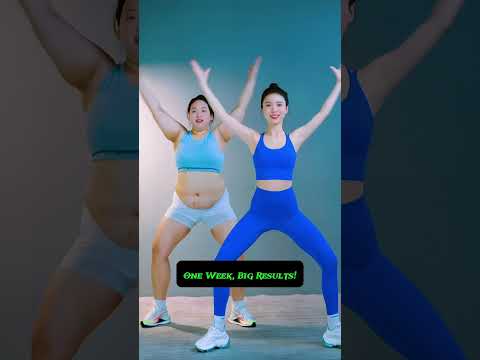 Get a Smaller Waist in 7 Days - Science-Backed Home Workout #shorts #wlslife #weightlossjourney