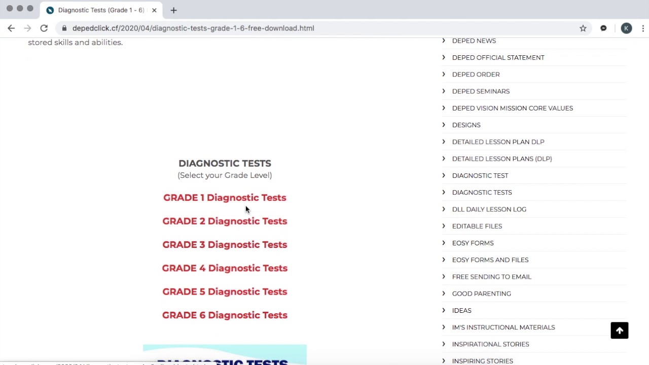 Deped Click Downloadable Forms