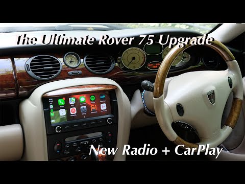 The Ultimate Rover 75 Interior Upgrade - Apple CarPlay Radio