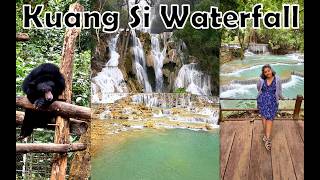 Inside Kuang Si Waterfall 💙 | 6 Minutes of Pure Nature - Luang Prabang Laos