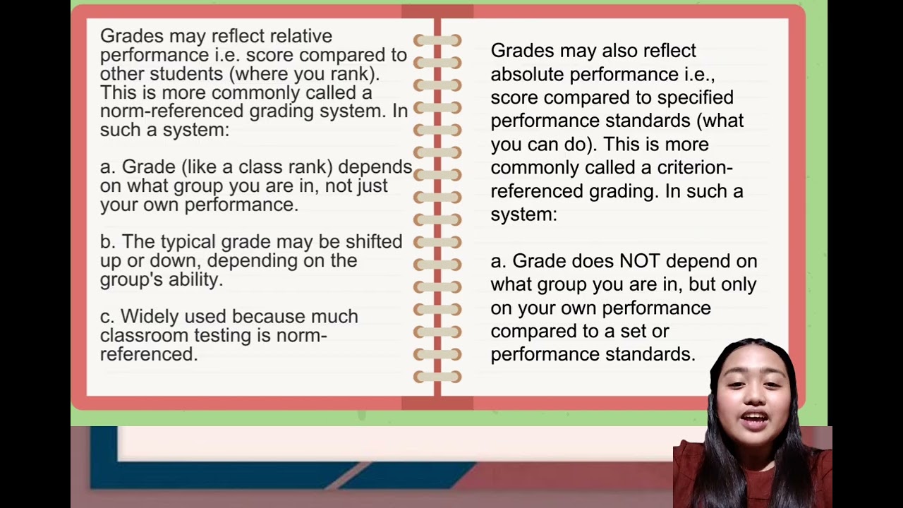 ED 107 - ASSESSMENT IN LEARNING 2 ( NORM - CRITERION REFERENCED GRADING)