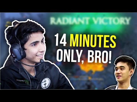GENIUS SUMAIL - 14 Min GG Shut Down Abed Meepo | Dota 2
