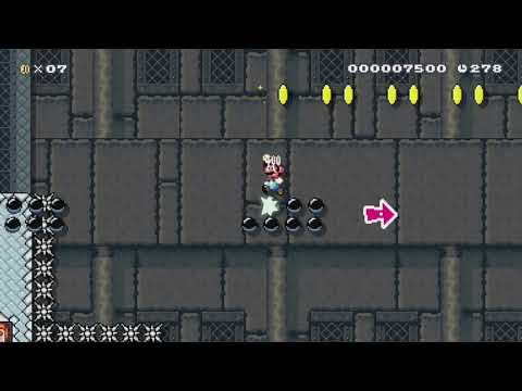 KingBob-omb's Flying Fortress v3 by germdove - Super Mario Maker - No Commentary 1bt