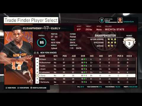 NBA2K15 All-Sim My Gm Mode - New York Knicks #14 (PS4)