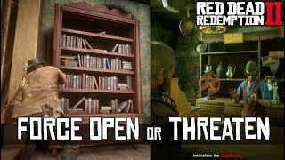 Donate VS Don’t Donate & Force Open VS Open Hidden Door at Saint Denis Fence - RDR2